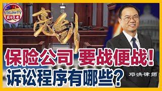 你要战 便来战！当调解、仲裁、强制和解都无效时，保险公司还是拒绝承担责任，你必须挥起诉讼大棒！让法官和陪审团还你一个公道！诉讼程序有哪些？第一步你需要做什么？ | 美国人身伤害维权