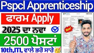 Pspcl Apprentship Recruitment Apply 2025 | Pspcl Apprenticeship Vacancy Apply Kaise Kare 2600 post