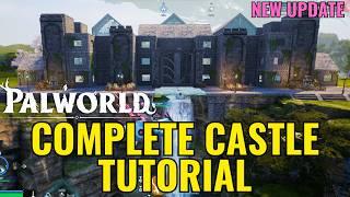 PALWORLD ULTIMATE CASTLE TUTORIAL update! walkthrough Guide