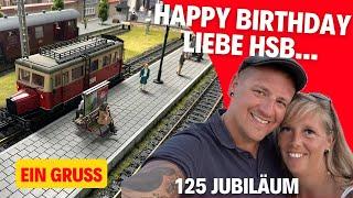 Happy Birthday Harzer Schmalspurbahn zum 125. Jahre Geburtstag / LGB Gartenbahn Modelleisenbahn #159