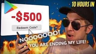 Scammer Cries Watching $500 Disappear After 10 Hours (Abel's Raw Meltdown)