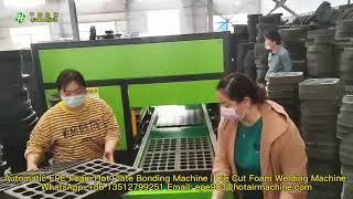 Automatic EPE Foam Hot Plate Bonding Machine | Die Cut Foam Welding Machine