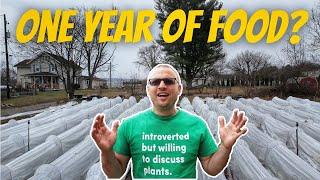 Can I Grow Enough Food to Feed My Family For a Year? (365 Days of Growing Food)