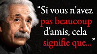 Les citations d'Albert Einstein qui changent la vie