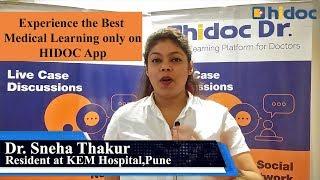 Dr. Sneha Thakur shares her experience on Hidoc App | Daily Doctor Stories on Hidoc Dr.