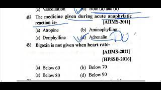 AIIMS NORCET 8 upcoming exam preparation 2025 || Pharmacology previous year question papers #1