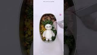 Baymax 杯麵便當 Baymax foodart #baymax #bento #便當 #foodart