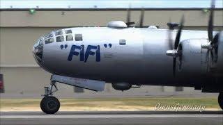 World's Only Flyable Boeing B-29 Departure + Flyover + Landing @ KPAE Paine Field