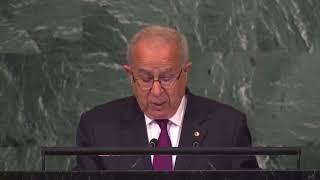 Statement of Minister Lamamra at UNGA77