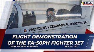 Flight Demonstration of the FA-50PH Fighter Jet 3/7/3032