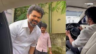 2nd Video - Thalapathy Vijay Car Ride with Beast Team | Beast Mode | Nelosn | Pooja Hegde