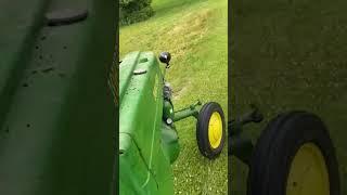 John Deere M the original garden tractor #oldtractors #twocylinder #garden tractor #lawnmower