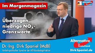 Interview im ZDF Morgenmagazin: Überzogen niedrige NOx Grenzwerte - Dr.-Ing. Dirk Spaniel - MdB AfD