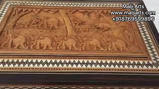 Amazing Carved sandalwood and wooden Box | Sandalwood Box | Art work Box | miniature Carving Box |