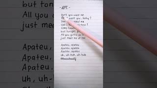 Feel the Vibe of APT by ROSE & Bruno Mars – Learn English with Music!