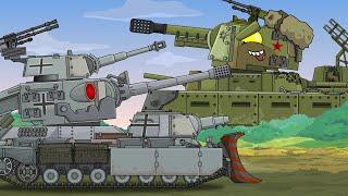 Fanatic Monster: Steel Fist vs Fedor the Soviet Bogatyr - Cartoons about tanks