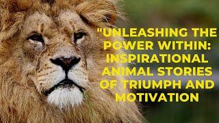 Unleashing the Power Within: Inspirational Animal Stories of Triumph and Motivation