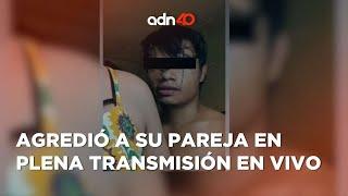 En una transmisión en vivo, mujer hizo la señal universal de auxilio por la violencia de su pareja