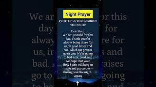 Night Prayer  #jesuslovesyou #faith #christianprayer #prayer #gospel #powerofprayer #thankujesus