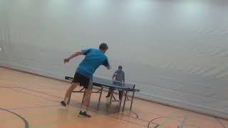 stoni vs Robert Birner 4 20241009 CVJM Erlangen Table Tennis Reha