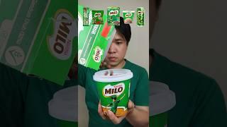 EATING VARIOUS KIND OF MILO #asmr #mukbang #shorts