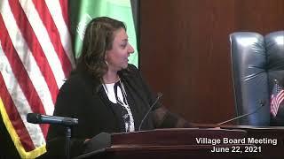 Village of Bolingbrook Board Meeting June 22, 2021