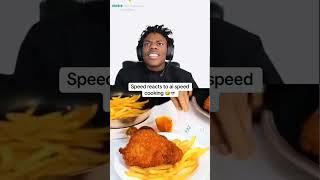 Speed reacts to ai speed cooking  #shorts