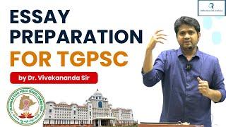 Learn Essay Writing for TGPSC: Orientation by Dr. Vivekananda Sir | Reflections IAS Academy