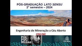 APRESENTAÇÃO DE CURSO  Engenharia de Mineração a Céu Aberto 2024 2