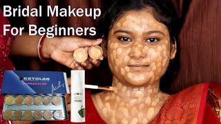 Best Affordable Bridal Makeup For Beginners/ Step By Step Bridal Makeup Tutorial