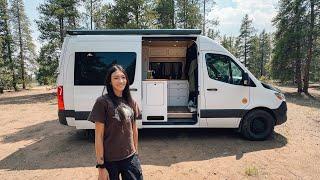 Moving into a Sprinter Van - Tour (Fully Converted)