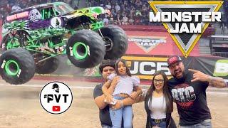 WHAT A JAM!! #PVT #MonsterJam #Gravedigger #MonsterTrucks #Fun #Hidalgo #PayneArena