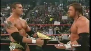 Randy Orton Spits on Triple H Face! - Funnist Moments At All Time!