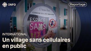 Pas de cellulaires en public dans ce village en France