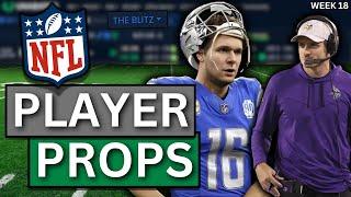 The Blitz: Week 18 NFL Player Props with Derek Carty