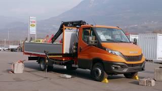 Pritsche mit Hiab X-Hi-Duo 046 auf Iveco