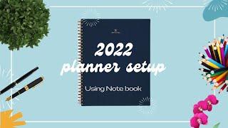 MY 2022 PLANNER / JOURNAL SETUP | Easy Beginner-Friendly planner / BuJo ideas