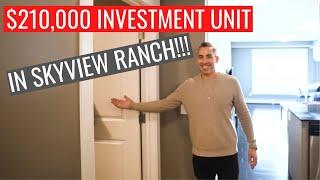 TOUR A $210,000 INVESTMENT APARTMENT CONDO IN SKYVIEW RANCH CALGARY | FOR SALE - 2022