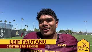 Center Leif Fautanu on ASU's OL after Week 1