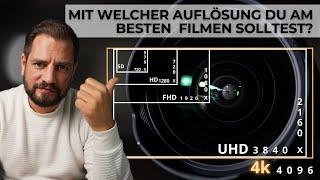 Mit welcher AUFLÖSUNG filmen? | Die richtige Auflösung für professionelle Videos