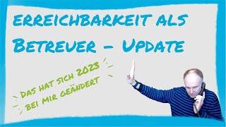 Deine Erreichbarkeit als Betreuer in 2023