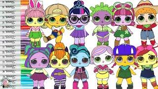 LOL Surprise Dolls Repainted as My Little Pony Equestria Girls Dazzlings Applejack Twilight Big Mac