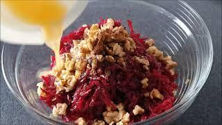 Raw Beet Salad Recipe - Healing and Delicious Red Beet Salad Recipe