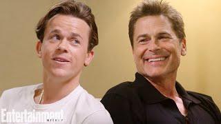 Rob Lowe Gives Acting Advice to His Son John Owen Lowe | Entertainment Weekly