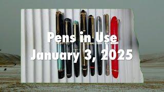 Pens in Use - January 3, 2025