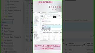 Day 9 of learning Data Engineering: FUlL OUTER JOIN | learn in public | PostgreSQL #dataengineering