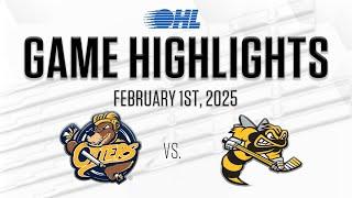 OHL Highlights: Erie Otters @ Sarnia Sting Feb. 1, 2025