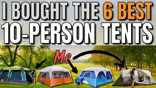 I Tested the 6 BEST 10-Person Tents (Coleman, Core + More)