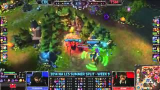 COL vs TSM   2014 NA LCS Summer W9D2 Sound