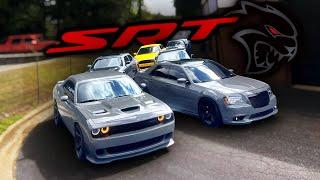 SRT 300 & HELLCATS CUTTING UP IN TRAFFIC!